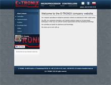 Tablet Screenshot of e-tronix.us